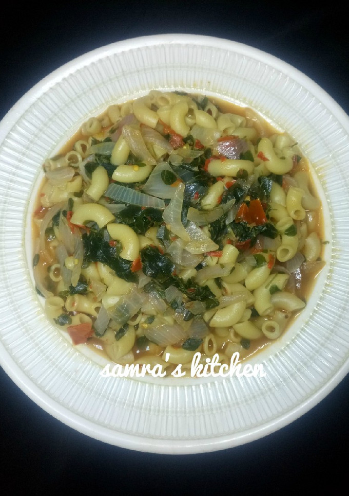 Macaroni soup ainihin hoton girkin
