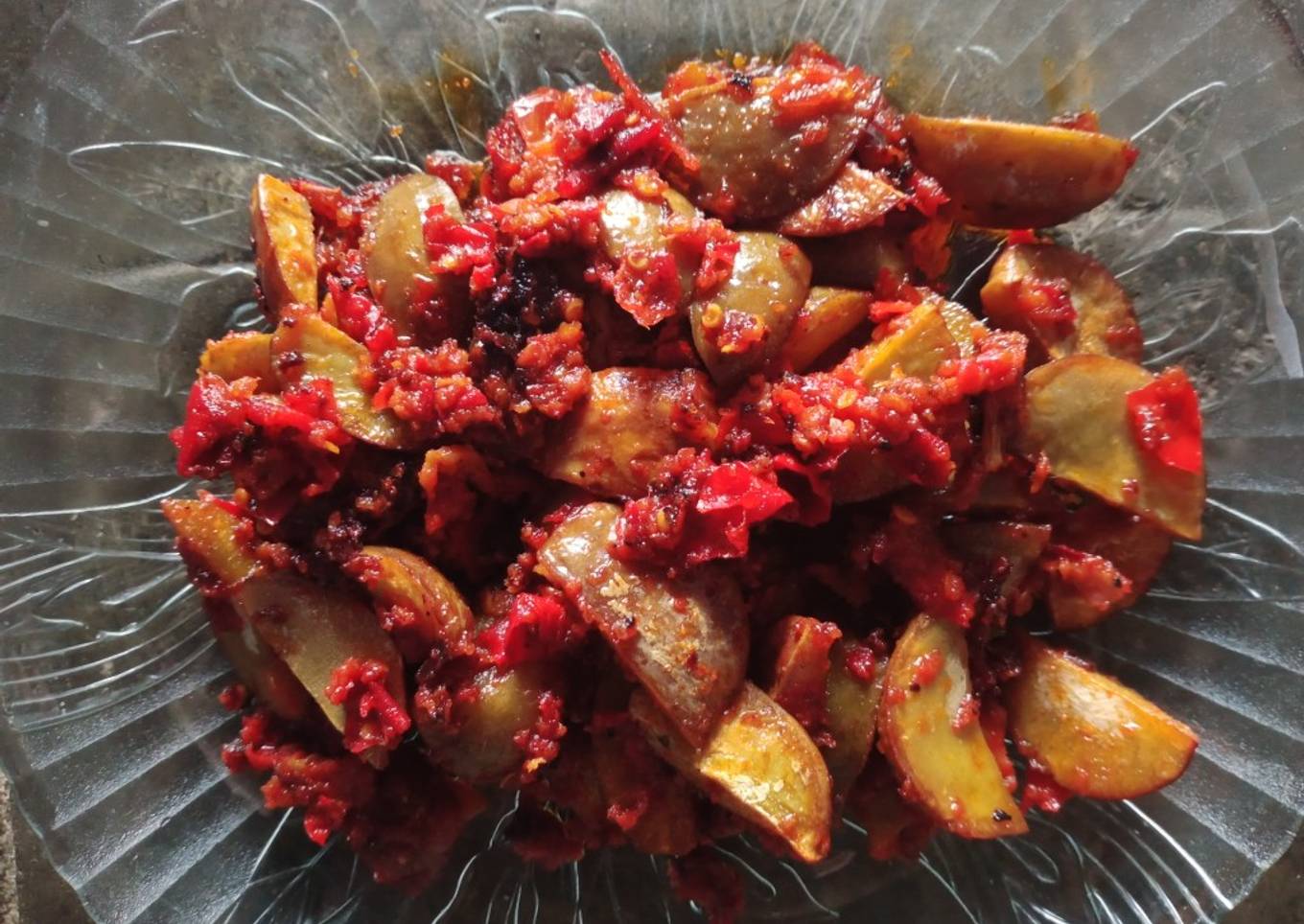 Sambal jengkol balado