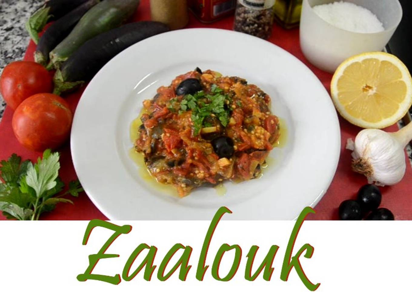 Zaalouk. Ensalada de Berenjenas Marroquí