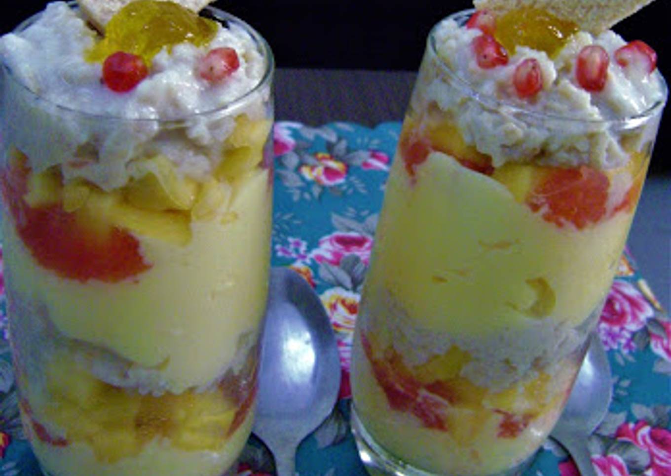 Oats & Fruit Custard