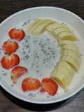 Overnight Oat Meal Chia Seed Diet 250 Kalori