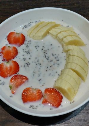 Foto resep Overnight Oat Meal Chia Seed Diet 250 Kalori