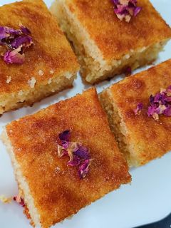 صورة لوصفة بسبوسة العصر ☕