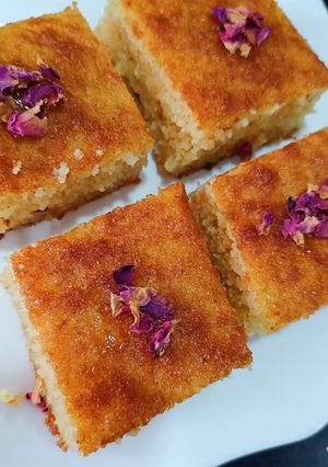 صورة لوصفة بسبوسة العصر ☕