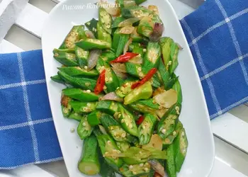 Masakan Populer Okra Goreng Terasi Ala Restoran