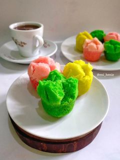 Foto resep 570. Kue Mangkok (Apem Tepung Beras) dengan Tape Singkong