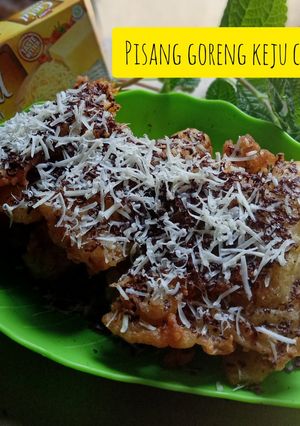Foto resep Pisang goreng keju coklat