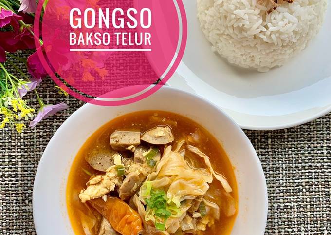 Resep Gongso Bakso Telur oleh Dapur Mama DeFa - Cookpad