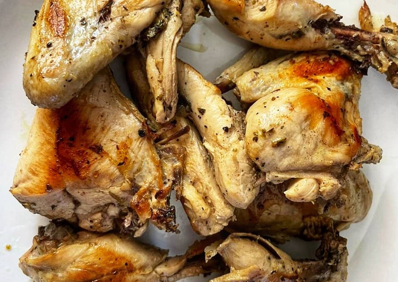 Ayam panggang teflon lemon butter