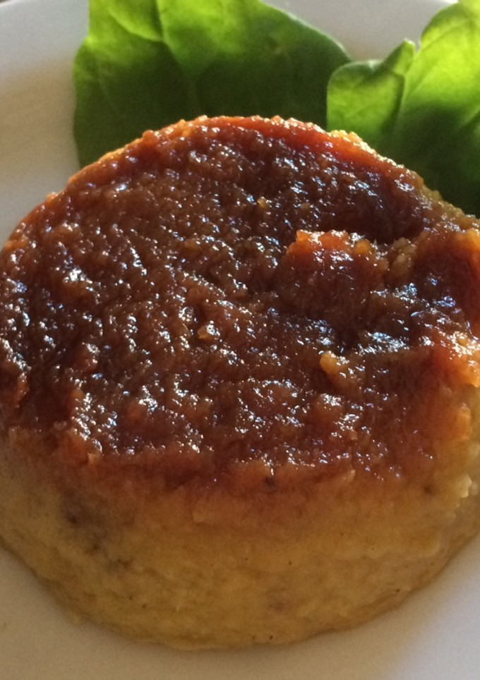 Una foto de Budín especiado de camote
