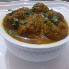 Raw Banana Kofta curry A picture of Raw Banana Kofta curry.