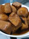 Telor tahu bumbu cukiok