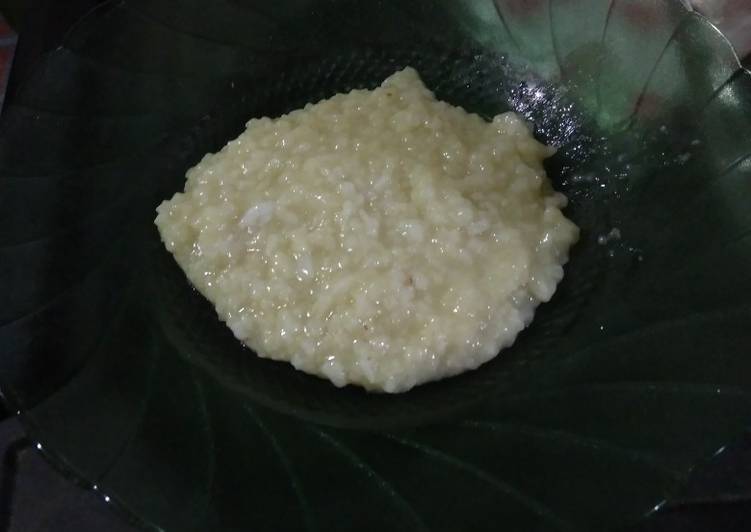 Resep Bubur Nasi Polosan (praktis tanpa santan) yang Enak Banget