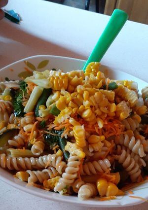 Una foto de Ensalada fría con fideos