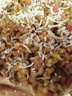 Una foto de Macarrones a la boloñesa vegana
