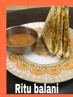 ग्रिल्ड स्प्राउट्स सैंडविच (Grilled Sprouts Sandwich) रेसिपी मुख्य फोटो