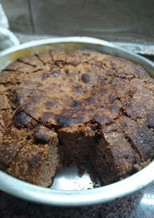 Una foto de Bizcochuelo de chocolate y banana