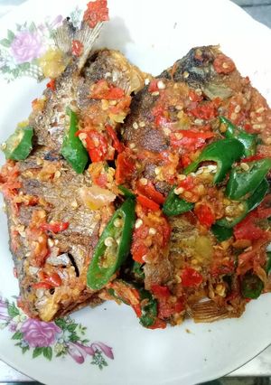 Foto resep Ikan bawal pedas simple