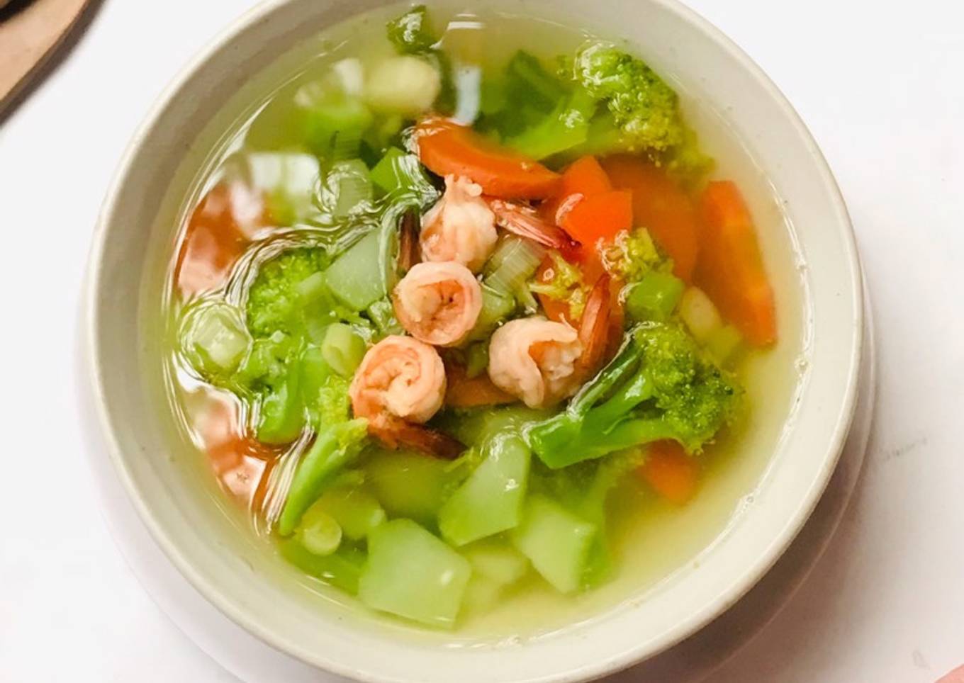 Sup Bonggol Brokoli Udang