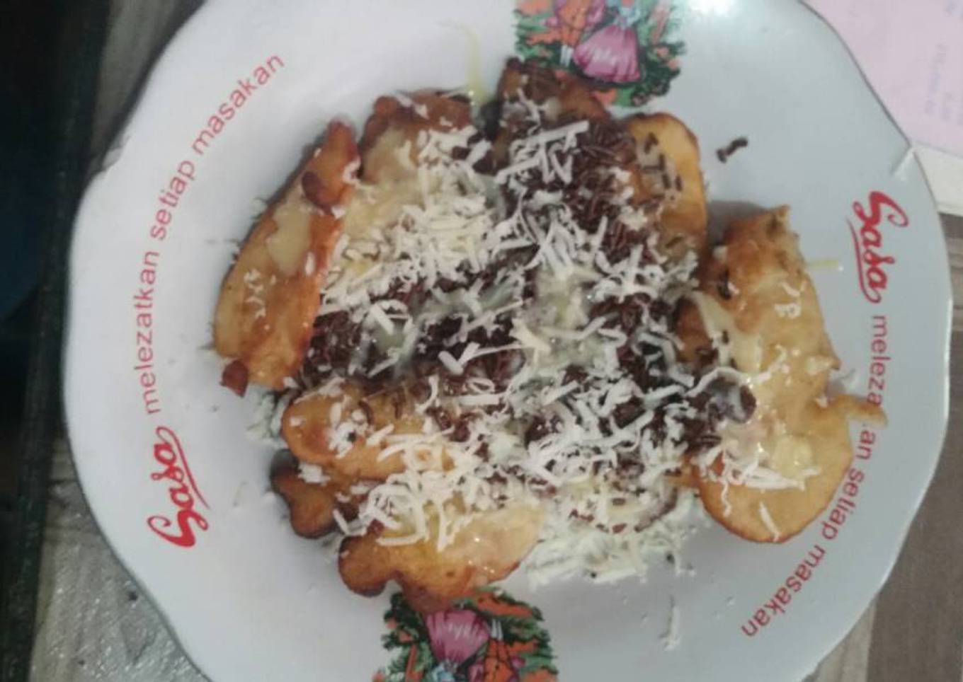 Pisang keju coklat������