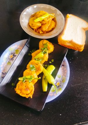 A picture of Leftover Potato Sabji Batata Vada.