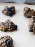 Butterless Almond Blueberry Cookies