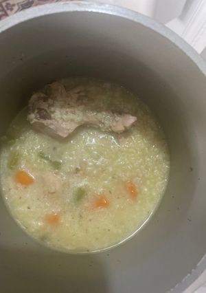 عکسی از دستور غذای کودک ٧ ماهه : لوبیاپلو