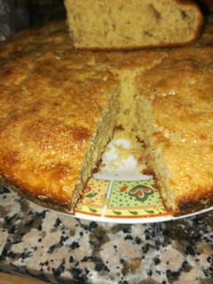 Una foto de Torta de banana y avena