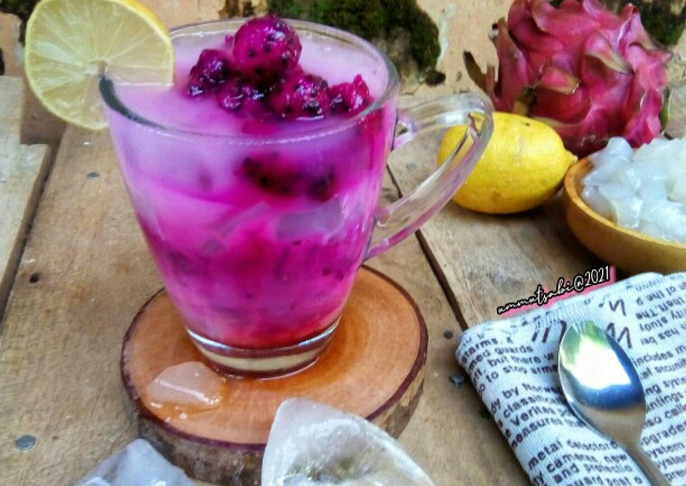 ������ Es Buah Naga Nata De Coco