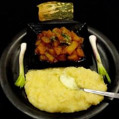 A picture of Pumpkin Ki Sabzi.