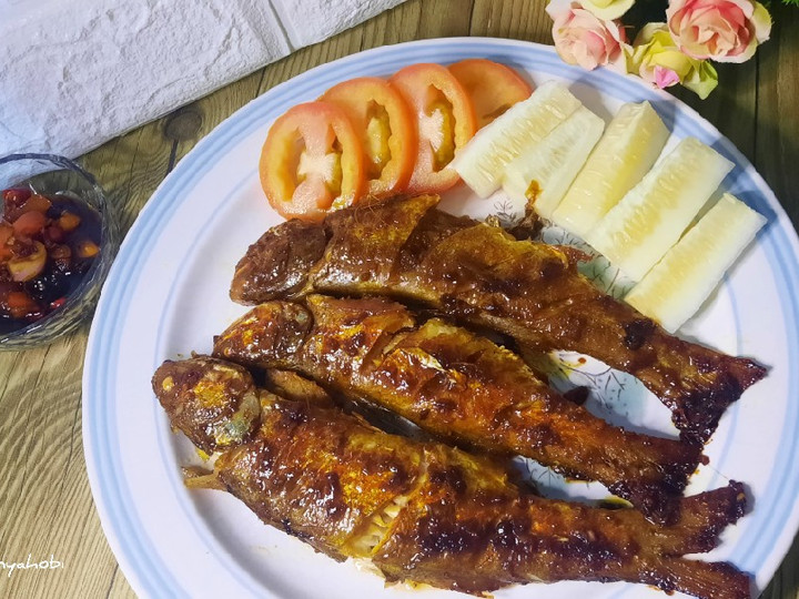 Bagaimana Membuat Ikan senangin bakar bumbu kuning Anti Gagal