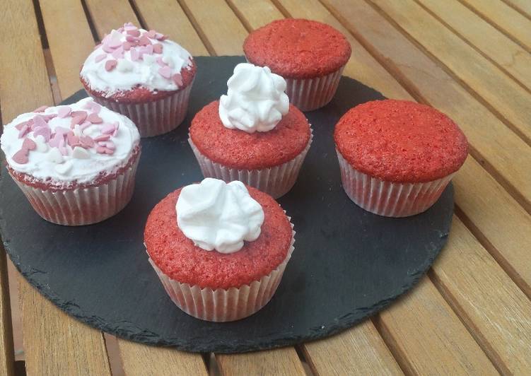 Cupcakes Red Velvet Veganos