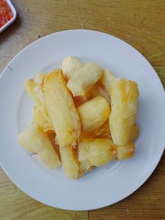 Foto resep Singkong Goreng Banjir Sambal Singkong