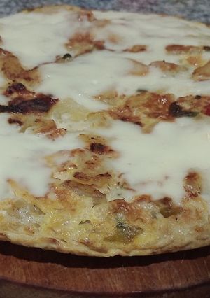 Una foto de Tortilla de papas hervidas