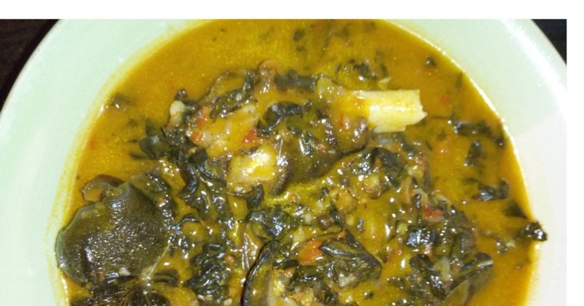 Bitter leaf soup aka ofe onugbu Recipe by Itohs Vera Cookpad