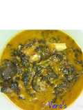Bitter leaf soup aka ofe onugbu