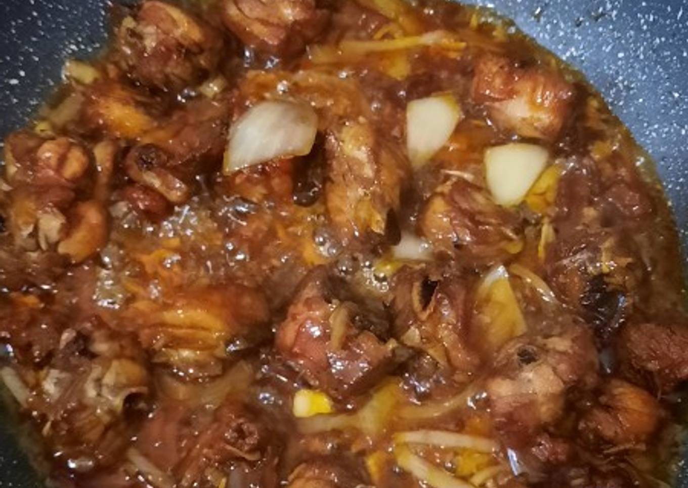 Ayam goreng saos margarin