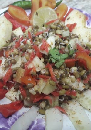 A picture of Sprouted moong.