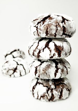 Una foto de Cookie Crinkles de Chocolate