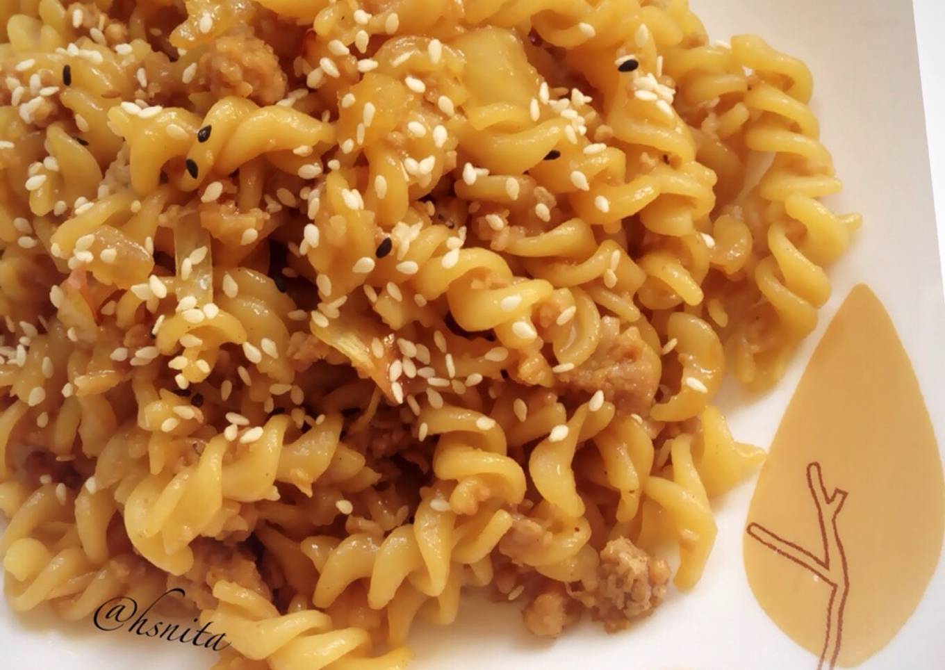 Makaroni Spiral Masak Kecap