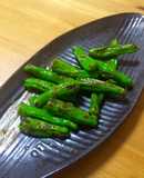 5 minute cooking with Padron Peppers(UK) / Shishito(JP)