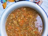 Chicken Vegetable Soup With Egg Drop