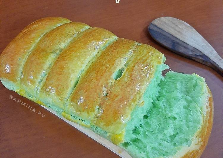 Killer Soft Bread Pandan isi Cokelat