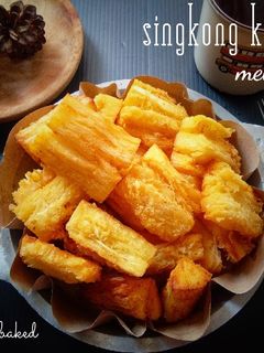 Foto resep Singkong keju meletus