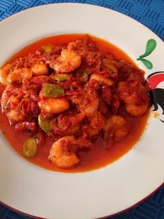 Foto resep Sambel goreng udang pete