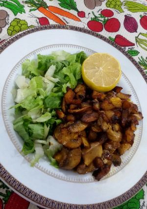عکسی از دستور خوراک قارچ 😍