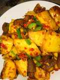 Title:yam &ponmo pepper mix