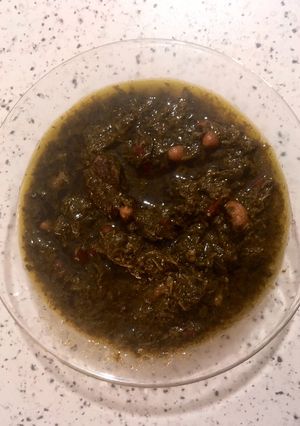 عکسی از دستور قورمه سبزي