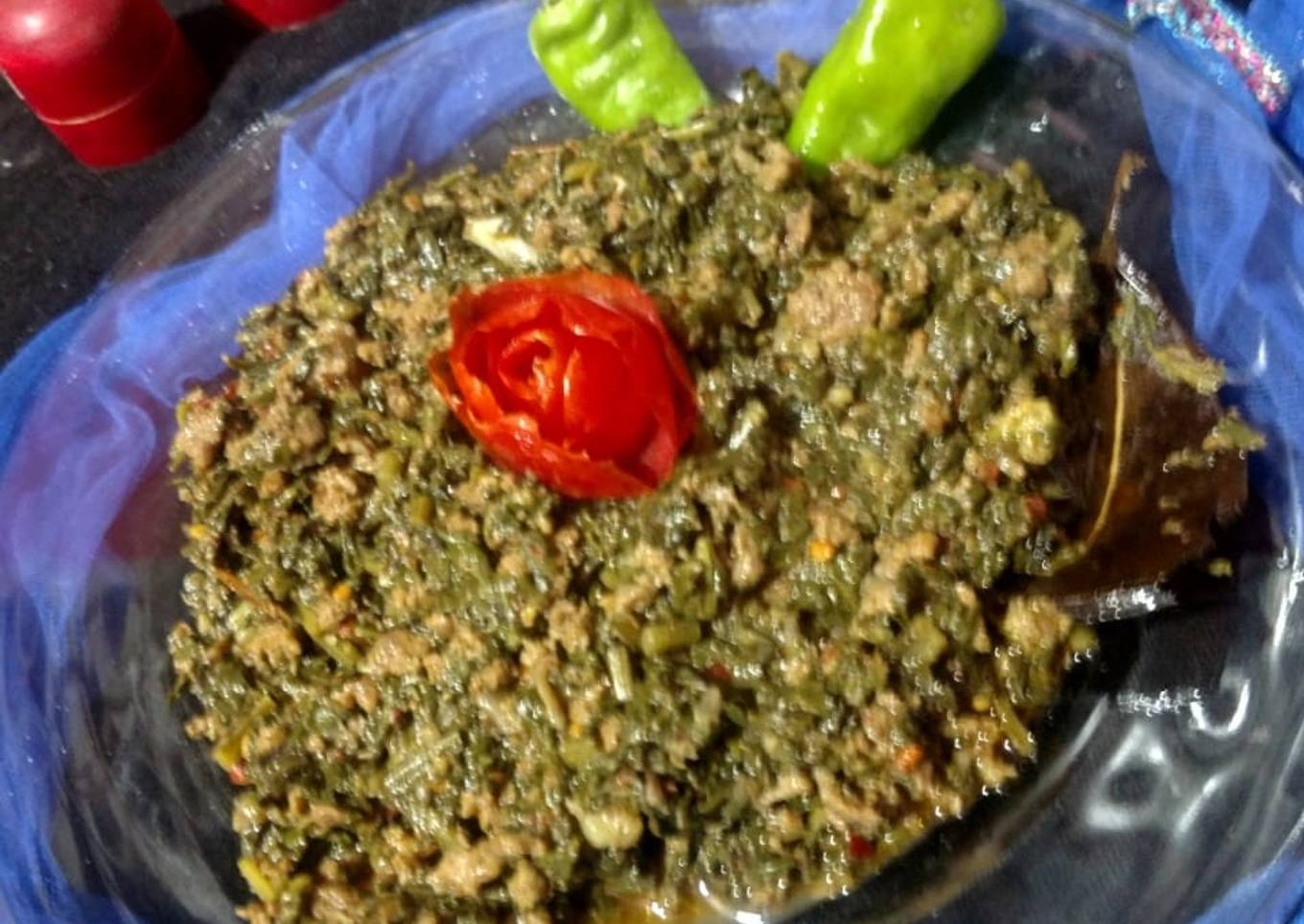 Qeema palak