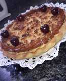 Tarta de coco y dulce de leche